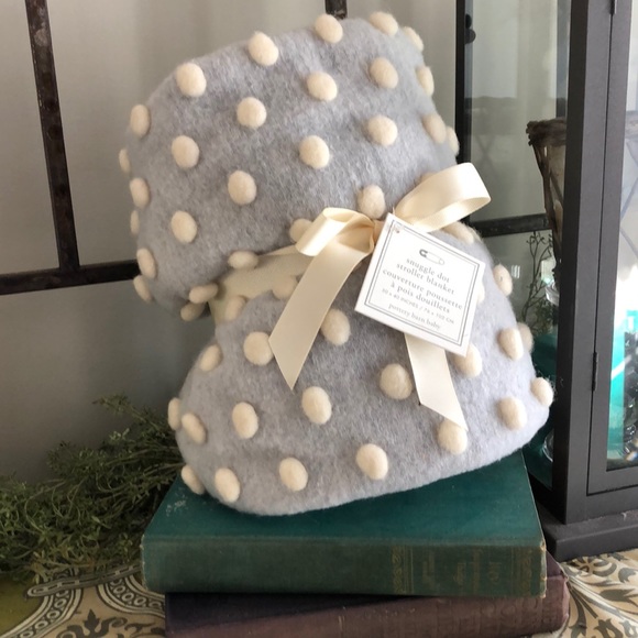 pottery barn stroller blanket